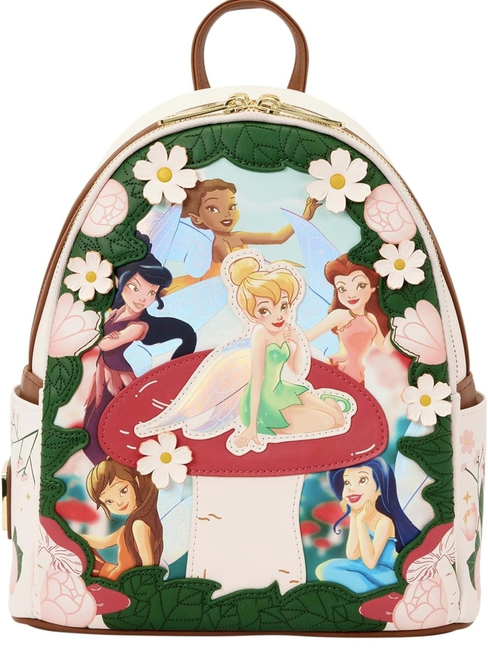 Loungefly Disney: Fairies - Faith, Trust, and Pixie Dust - Embroidered Mini Back